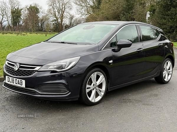 Used Vauxhall Astra SRi 150 HP (110 kW) 2018 Blue Hatchback