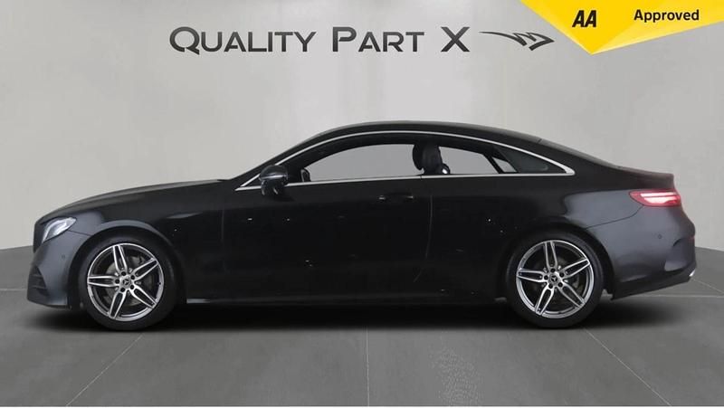 Used Mercedes E220 AMG line 194 HP (142 kW) 2018 Black Coupe