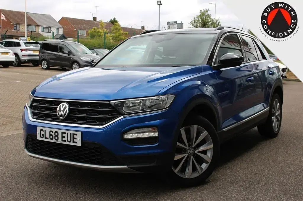 Used VW T-Roc Design 150 HP (110 kW) 2018 Blue SUV