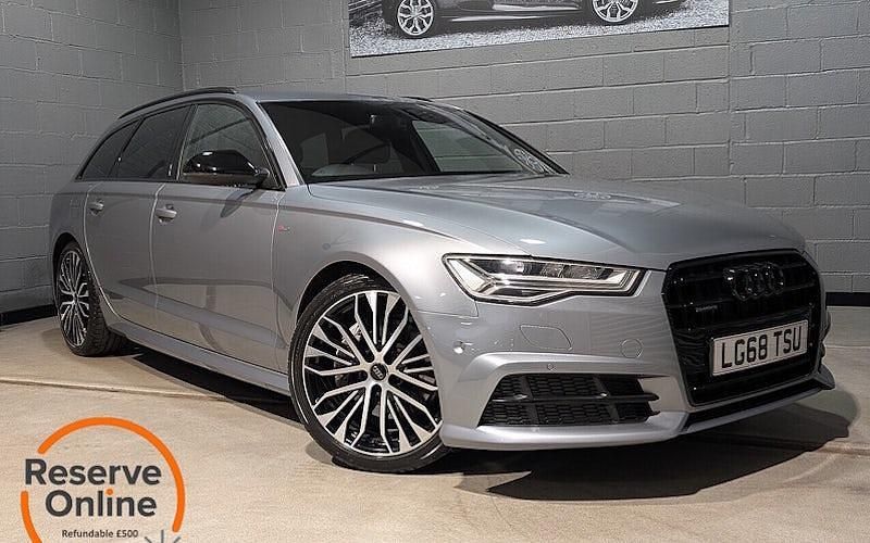 Used Audi A6 Black Edition 252 HP (185 kW) 2018 Grey Estate