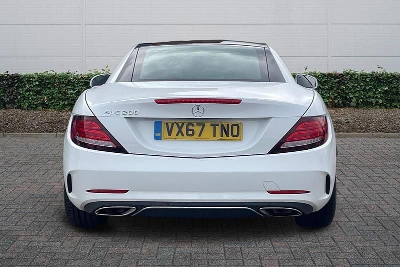 Used Mercedes SLC200 AMG line 2017 White Cabriolet