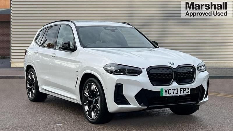 White Used 2023 BMW iX3 M Sport SUV | £36,077 (Fair price) - Image 1/4
