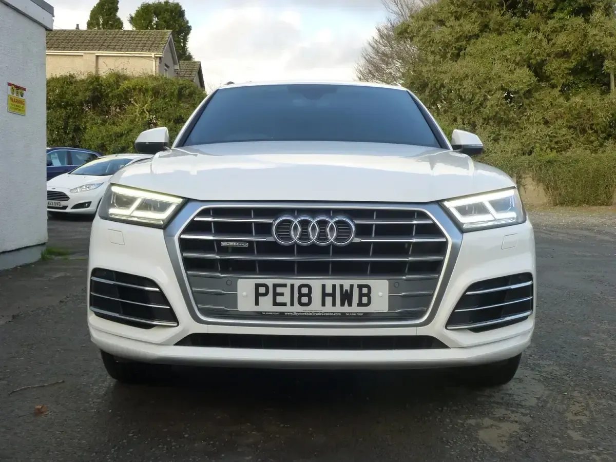 Used Audi Q5 S-line plus 190 HP (139 kW) 2018 White SUV