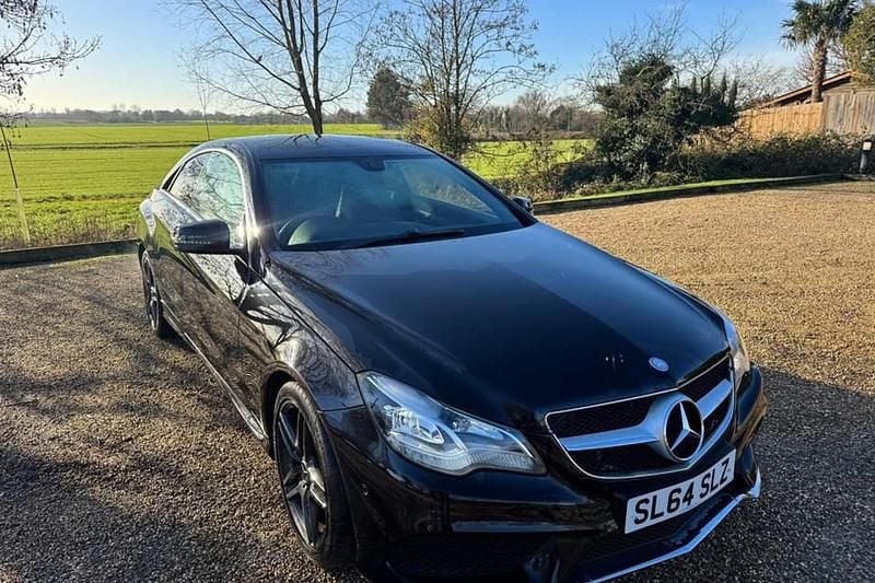 Used Mercedes E350 AMG line 2014 Black Coupe