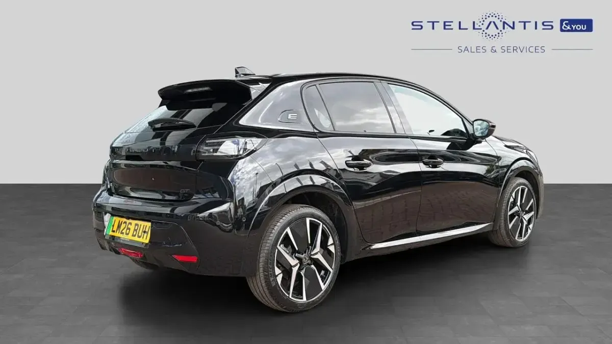 New Peugeot e-208 Premium 113 kW (154 HP) 2026 Black Hatchback