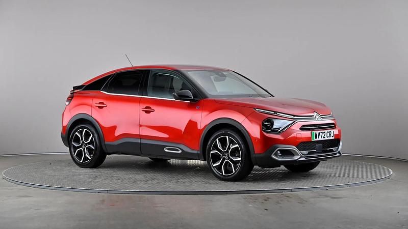 Red Used 2022 Citroën e-C4 Shine Hatchback | £12,798 (Fair price) - Image 1/3