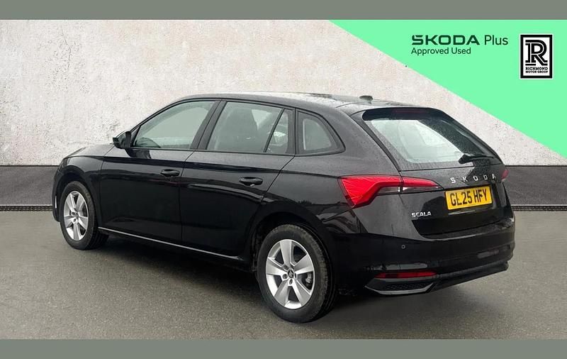 Used Skoda Scala SE 116 HP (85 kW) 2025 Black Hatchback