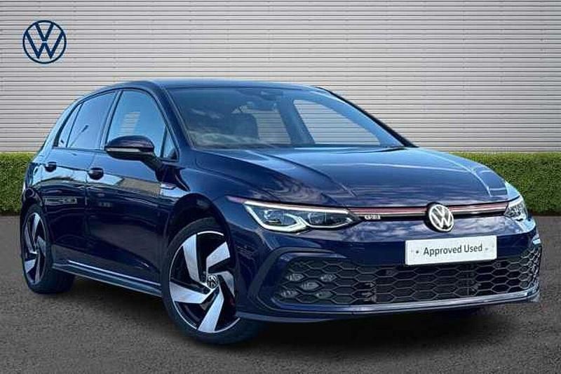 Used VW Golf VIII GTI 245 HP (180 kW) 2021 Blue Hatchback
