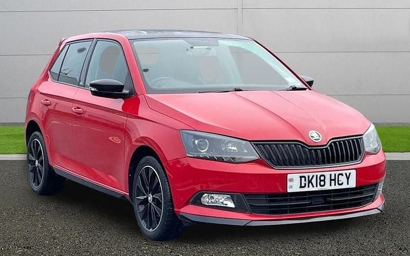 Used Skoda Fabia Monte Carlo 95 HP (69 kW) 2018 Red Hatchback