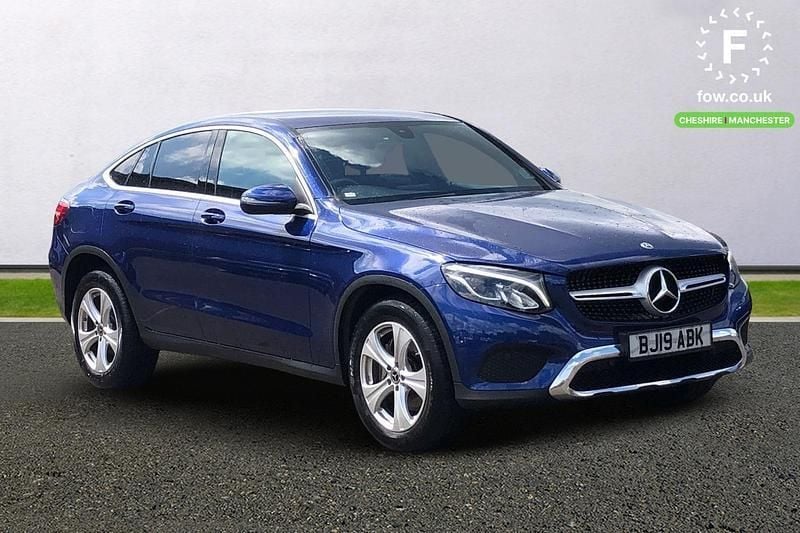 Blue Used 2019 Mercedes GLC220 Active Coupe | £21,799 (Good price) - Image 1/3