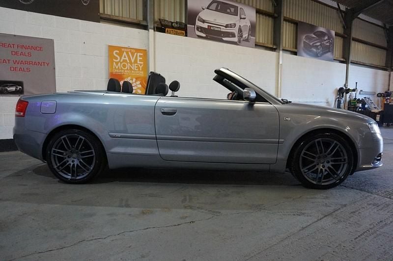 Used Audi A4 Cabriolet S-Line 140 HP (102 kW) 2009 Silver Cabriolet