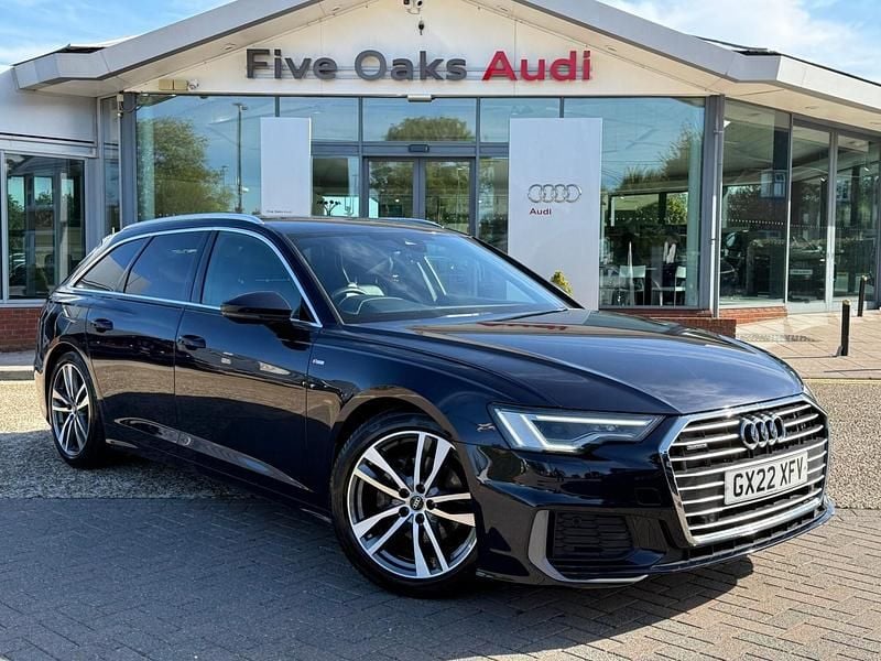 Blue Used 2022 Audi A6 S-Line Estate | £28,290 (Fair price) - Image 1/4