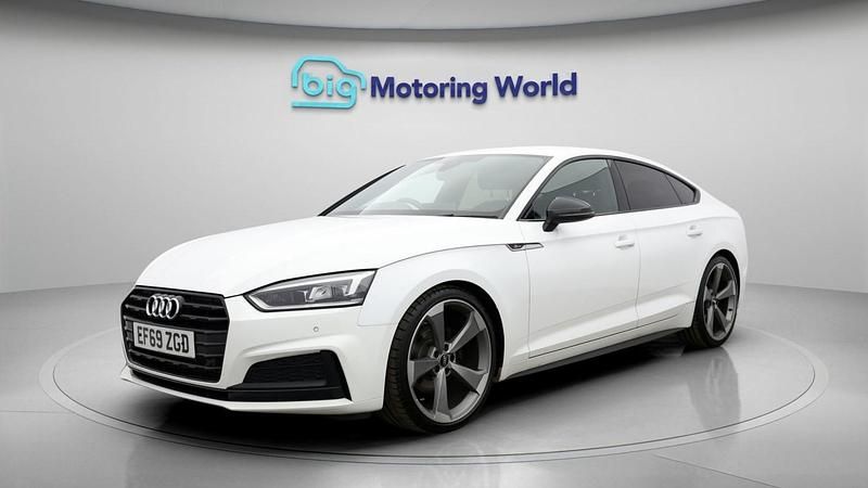 Used Audi A5 Black Edition 245 HP (180 kW) 2020 White Coupe