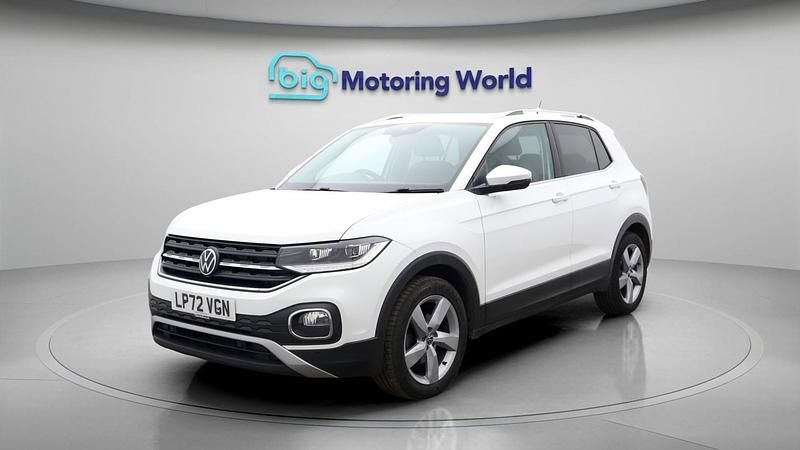 Used VW T-Cross SEL 110 HP (80 kW) 2022 White SUV