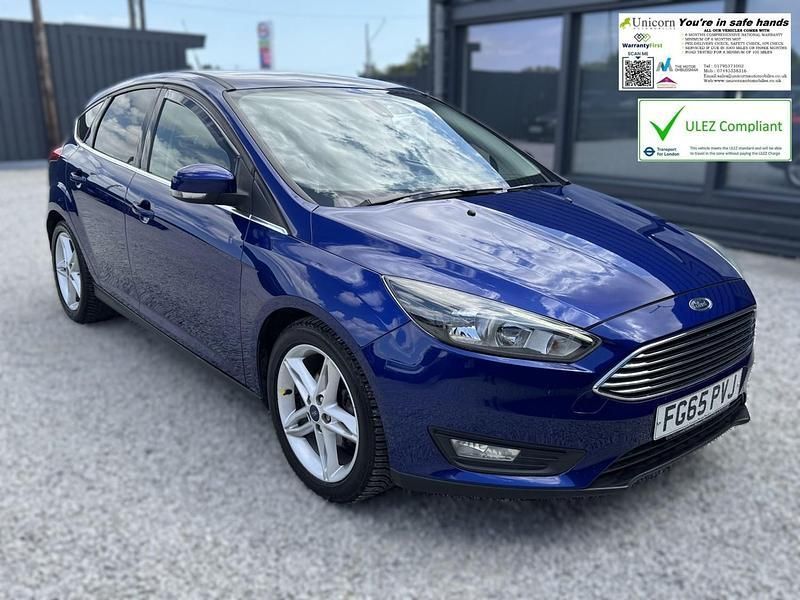 Blue Used 2015 Ford Focus Zetec Hatchback | £4,990 (A bit pricey) - Image 1/4