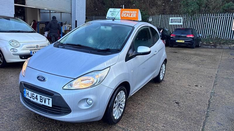 Silver Used 2014 Ford Ka Zetec Hatchback | £3,725 (Fair price) - Image 1/4