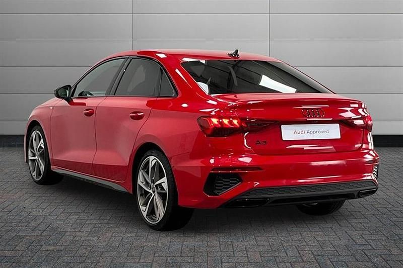 Used Audi A3 Black Edition 150 HP (110 kW) 2024 Red Sedan