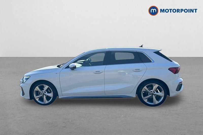 Used Audi A3 S-Line 2023 White Sedan