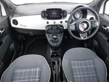Used Fiat 500 Lounge 69 HP (50 kW) 2020 White Hatchback
