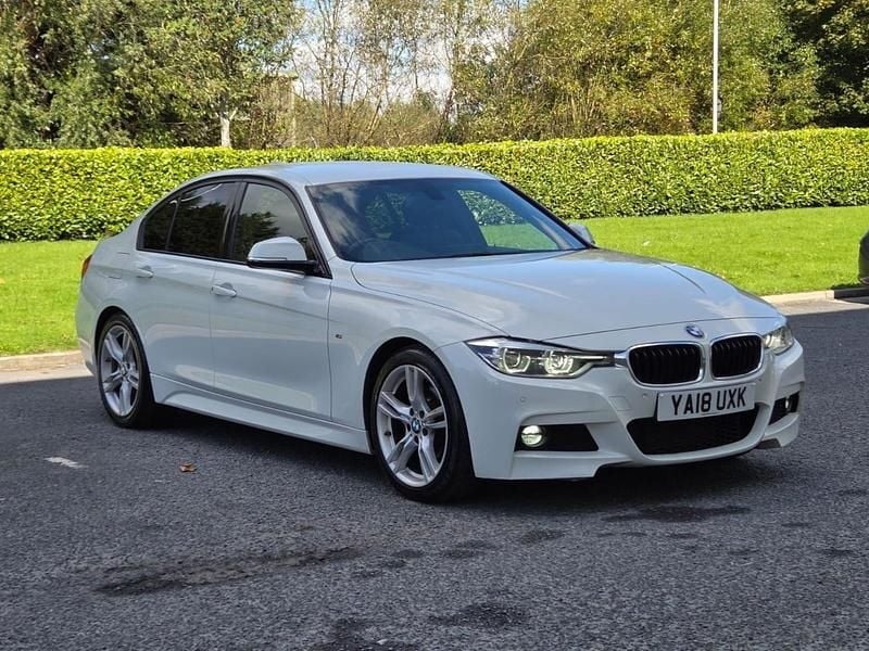 White Used 2018 BMW 330 M Sport Sedan | £16,945 (Good price) - Image 1/4