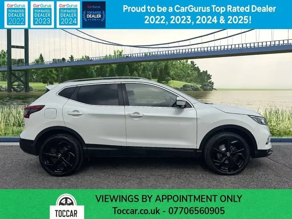 Used Nissan Qashqai Tekna 130 HP (95 kW) 2017 White SUV
