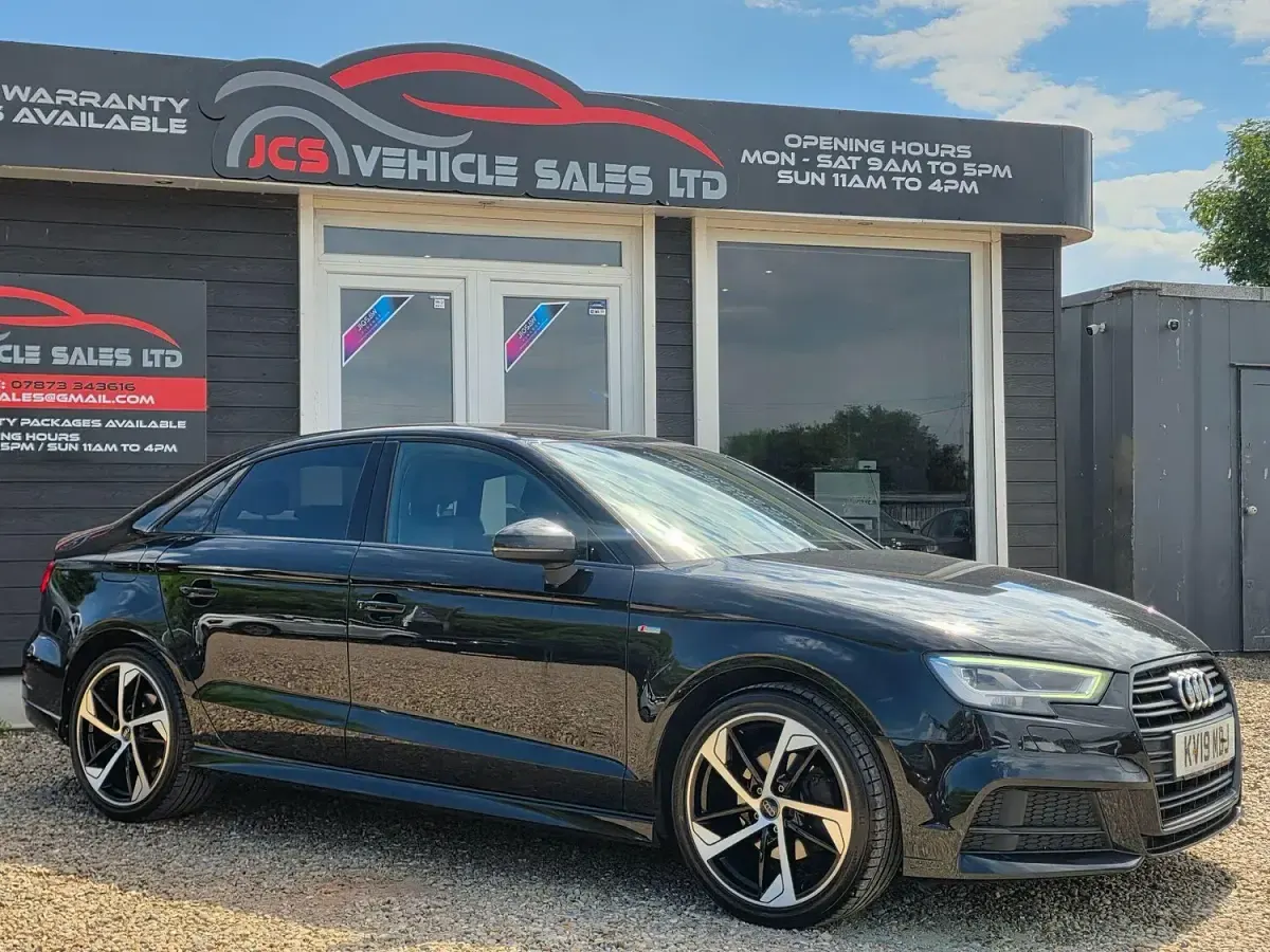 Used Audi A3 Black Edition 150 HP (110 kW) 2019 Black Sedan