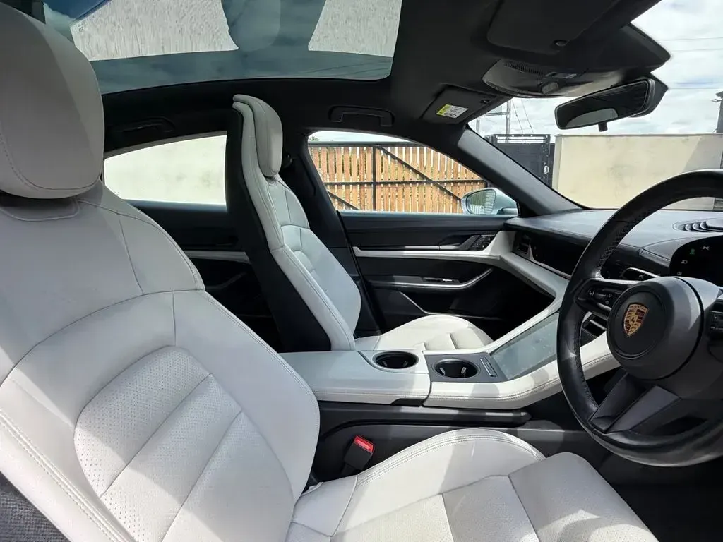 Used Porsche Taycan Performance Package 350 kW (476 HP) 2022 Silver Sedan