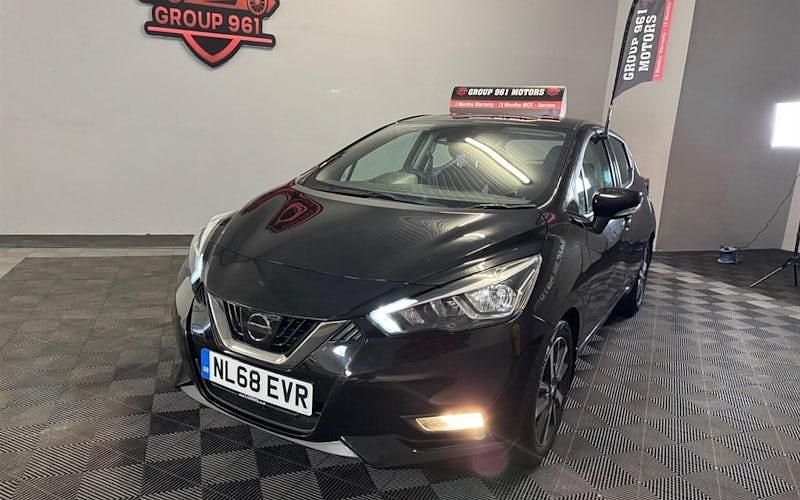Used Nissan Micra Acenta 90 HP (66 kW) 2018 Black Hatchback