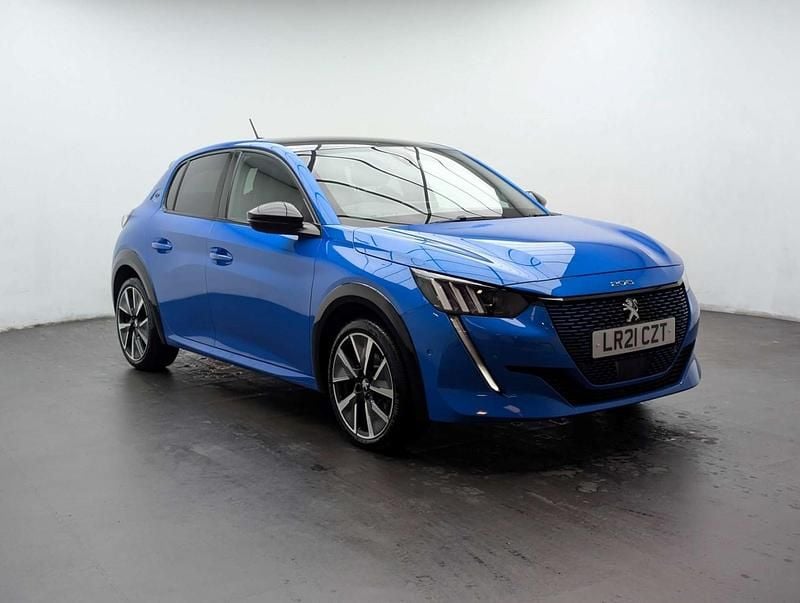 Second-hand Peugeot e-208 Premium 100 kW (136 CP) 2021 Albastru Hatchback