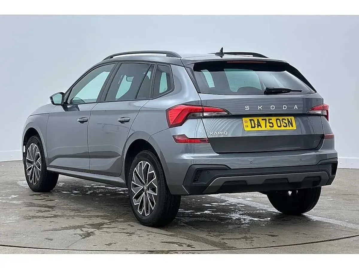 Used Skoda Kamiq Design Edition 85 HP (62 kW) 2026 Graphite grey metallic black magic pearl effect SUV
