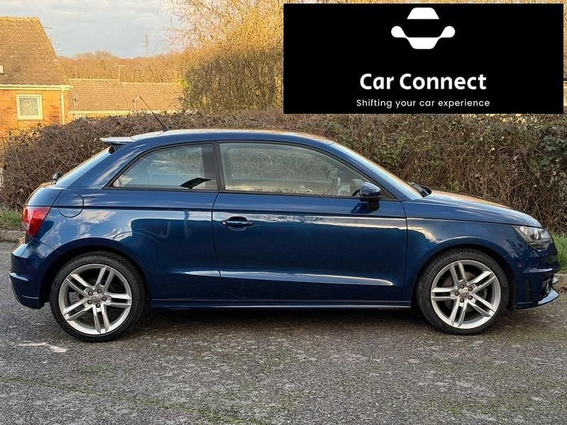 Used Audi A1 S-Line 122 HP (89 kW) 2012 Scuba blue Hatchback