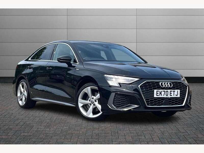 Black Used 2020 Audi A3 S-Line Sedan | £21,150 (Fair price) - Image 1/4