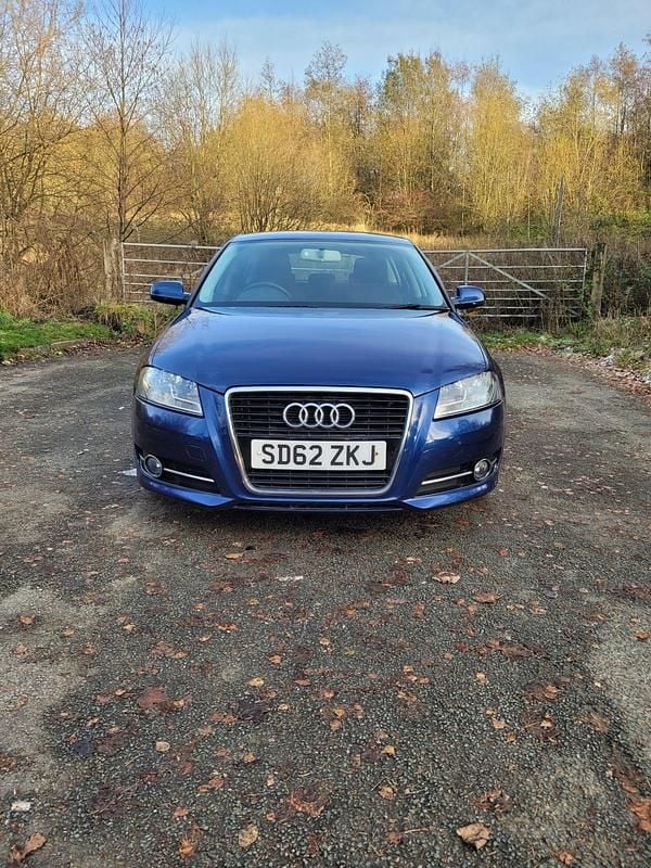 Blue Used 2012 Audi A3 Sport Hatchback | £3,595 (Good price) - Image 1/4