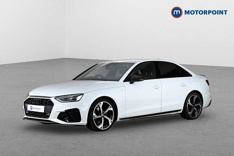 Used Audi A4 Black Edition 190 HP (139 kW) 2024 White Sedan