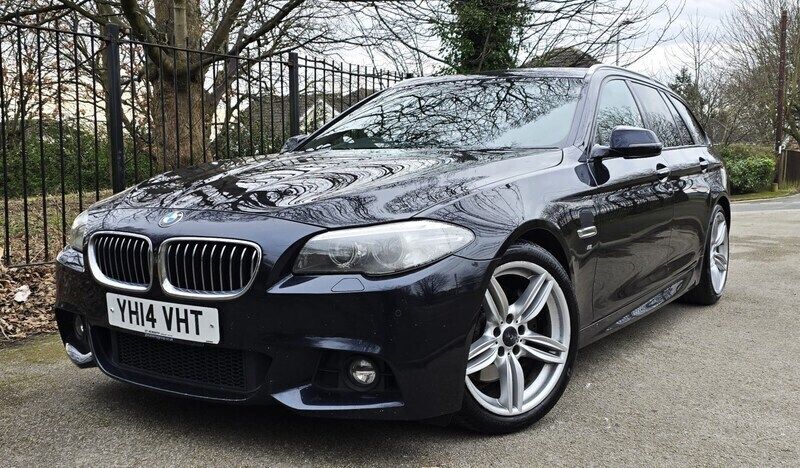 Black Used 2014 BMW 530 M Sport Estate | £9,990 (Fair price) - Image 1/4