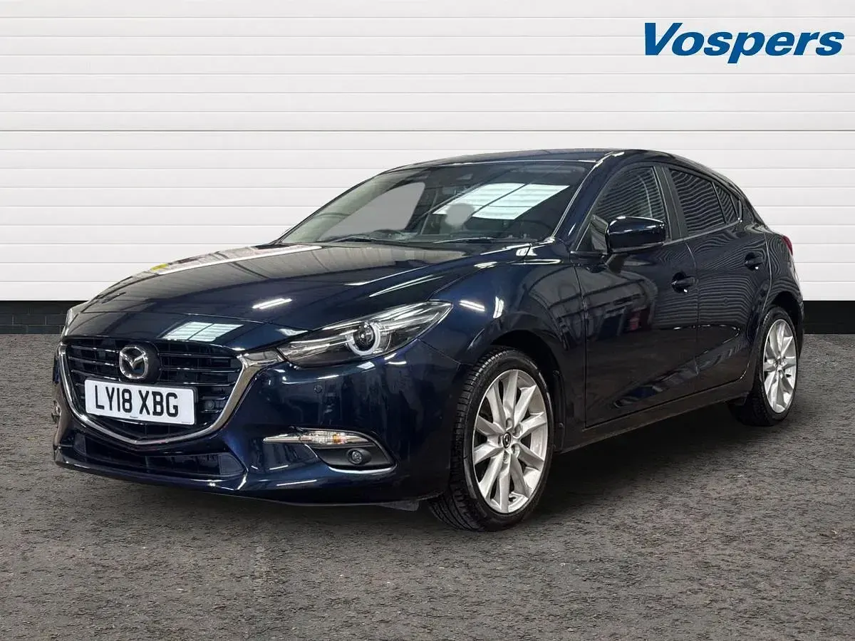 Used Mazda 3 Inclusive 120 HP (88 kW) 2018 Blue Hatchback