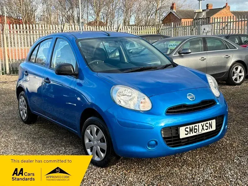 Used Nissan Micra Visia 98 HP (72 kW) 2012 Blue Hatchback