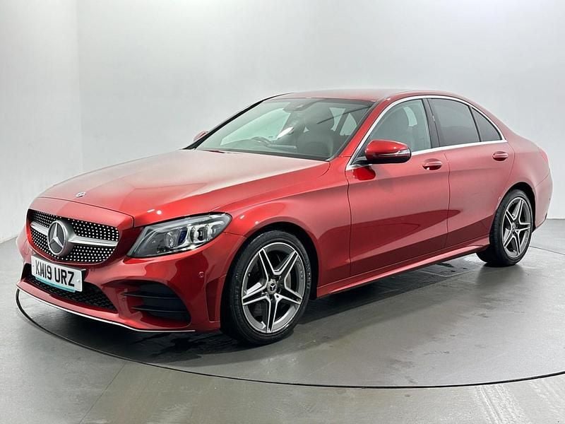 Used Mercedes C300 AMG Line Premium 245 HP (180 kW) 2019 Red Sedan