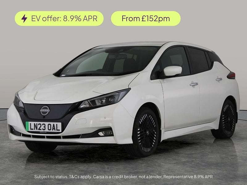 White Used 2023 Nissan Leaf N-Connecta Hatchback | £10,754 (Fair price) - Image 1/3