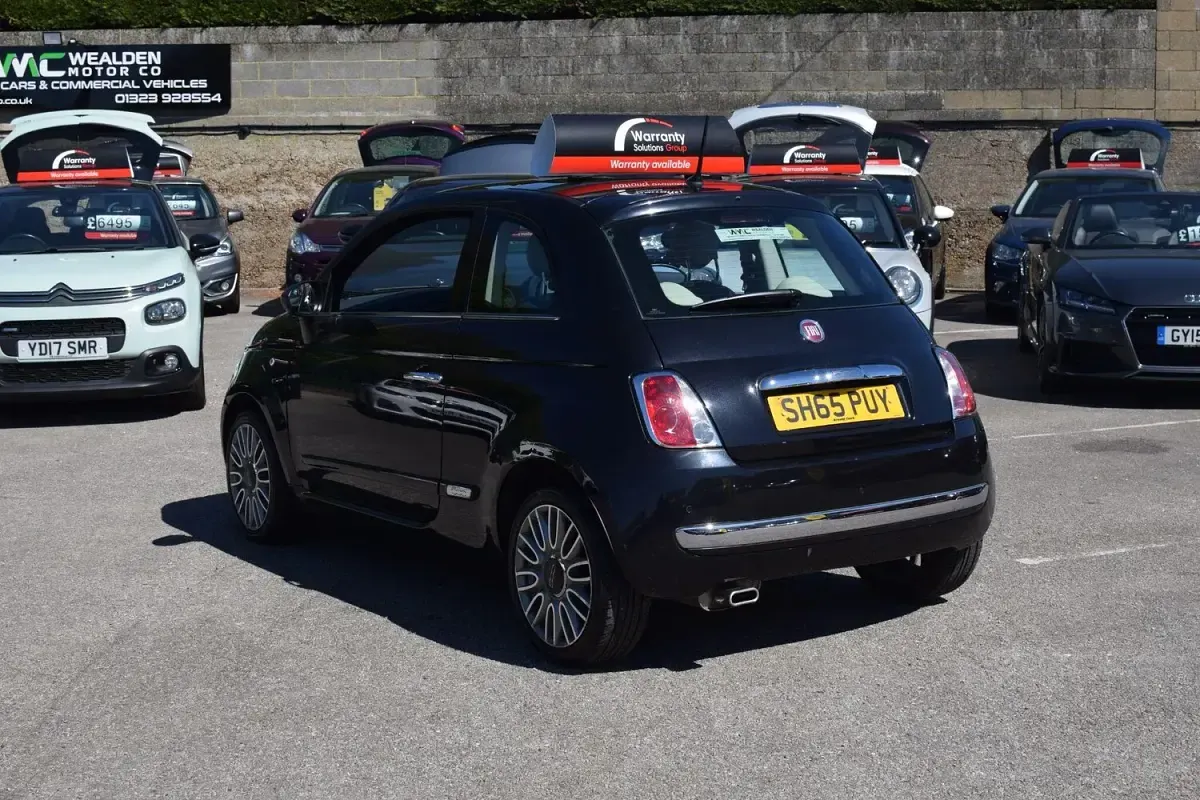 Used Fiat 500 S 69 HP (50 kW) 2015 Black Hatchback