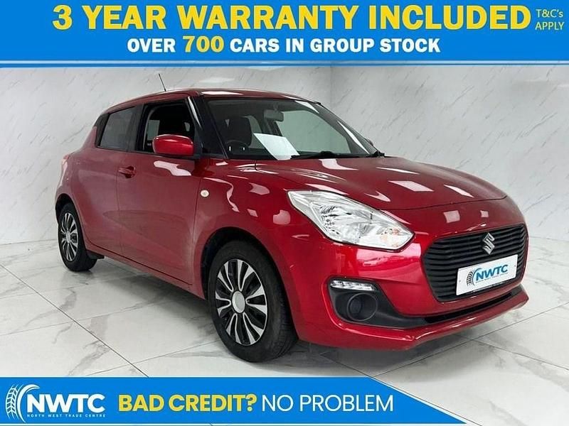 Red Used 2019 Suzuki Swift SZ3 Hatchback | £6,595 (Fair price) - Image 1/4