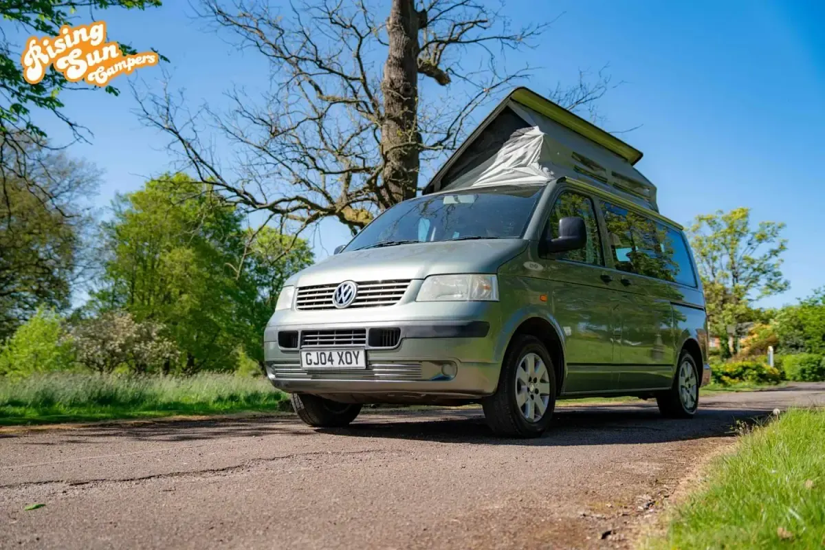 Second-hand VW Transporter 104 CP (76 kW) 2004 Verde Van