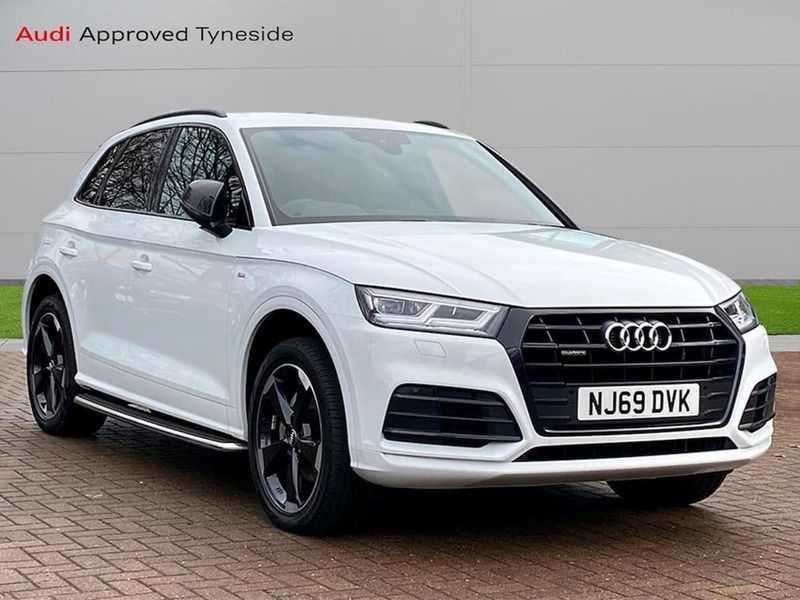 Glacier white, metallic Used 2019 Audi Q5 Black Edition SUV | £23,929 (Fair price) - Image 1/4