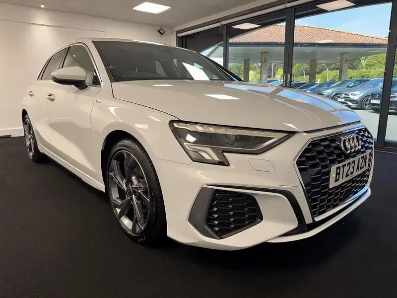 Used Audi A3 Sportback S-Line 2023 Glacier white Hatchback