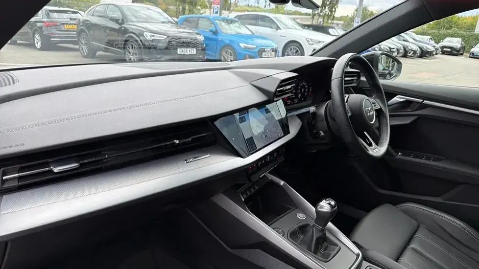 Used Audi A3 S-Line 150 HP (110 kW) 2023 White Sedan