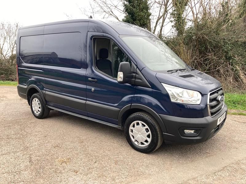 Used Ford Transit Trend 130 HP (95 kW) 2021 Blue Van