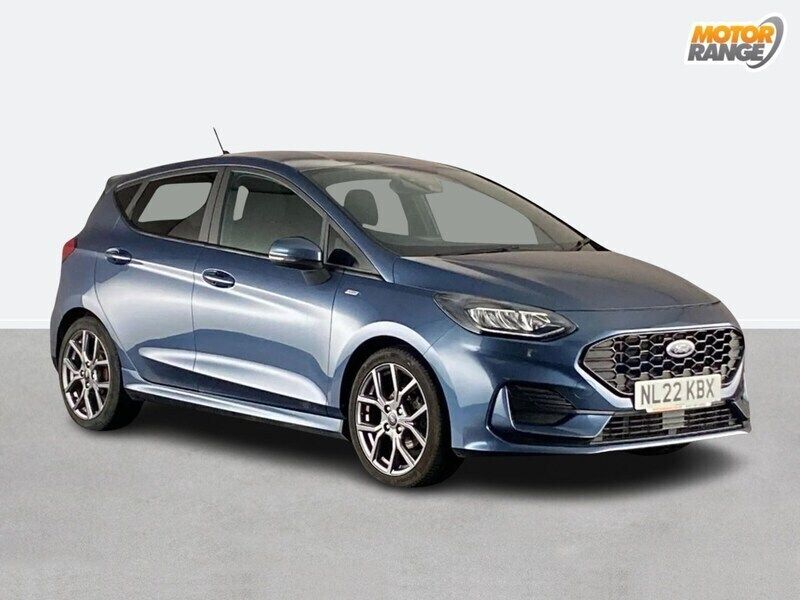 Blue Used 2022 Ford Fiesta ST-Line Hatchback | £11,695 (Good price) - Image 1/4