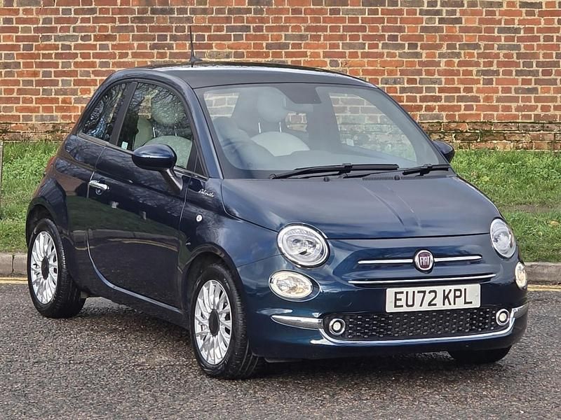 Blue Used 2022 Fiat 500 Dolcevita Hatchback | £10,749 (Fair price) - Image 1/4