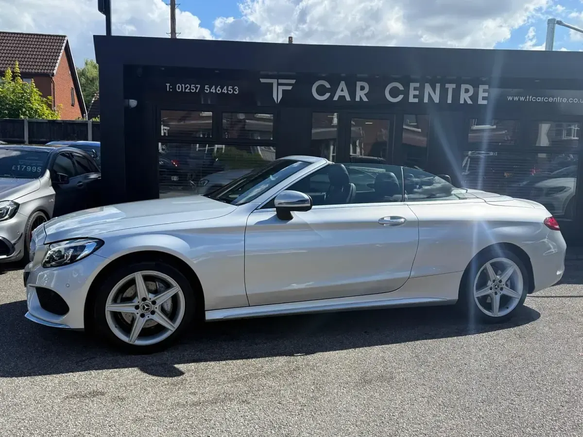 Used Mercedes C220 AMG line 2025 Silver Cabriolet