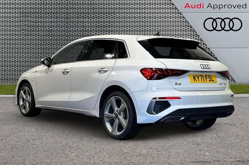 Used Audi A3 e-tron S-Line 201 HP (147 kW) 2021 White Hatchback